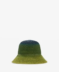 Mango Women's Natural Fiber Gradient Hat