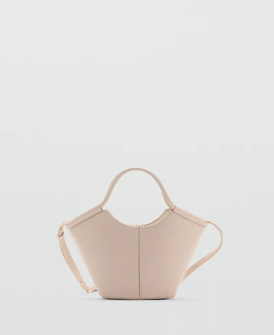 Mango Women's Mini Shopper-Style Shoulder Bag