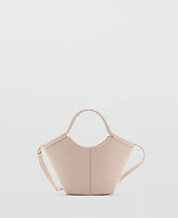 Mango Women's Mini Shopper-Style Shoulder Bag