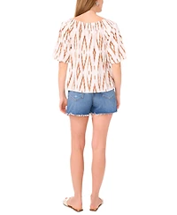 Vince Camuto Women's Square-Neck Puff-Sleeve Blouse