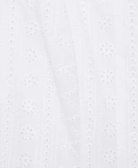 Mango Women's Puffed Hem Embroidered Dress