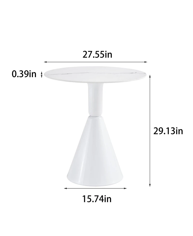 Streamdale Modern White Coffee/Dining Table