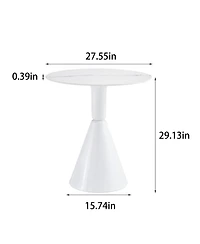Streamdale Modern White Coffee/Dining Table