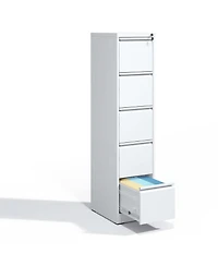 Streamdale 5-Drawer Vertical File Cabinet with Lock