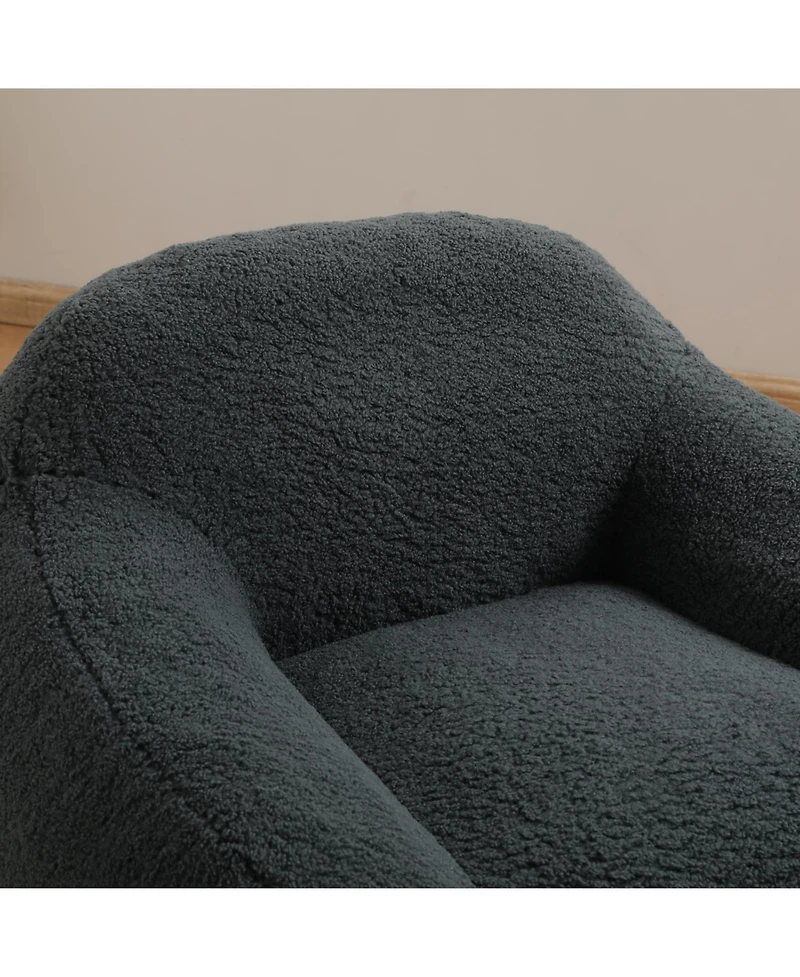 Streamdale Comfy Bean Bag Chair with Armrest and Memory Foam Filler