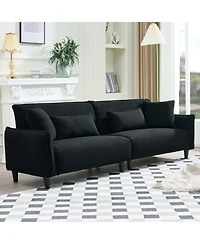 Streamdale 97" Teddy Velvet Sofa for Living & Office Spaces