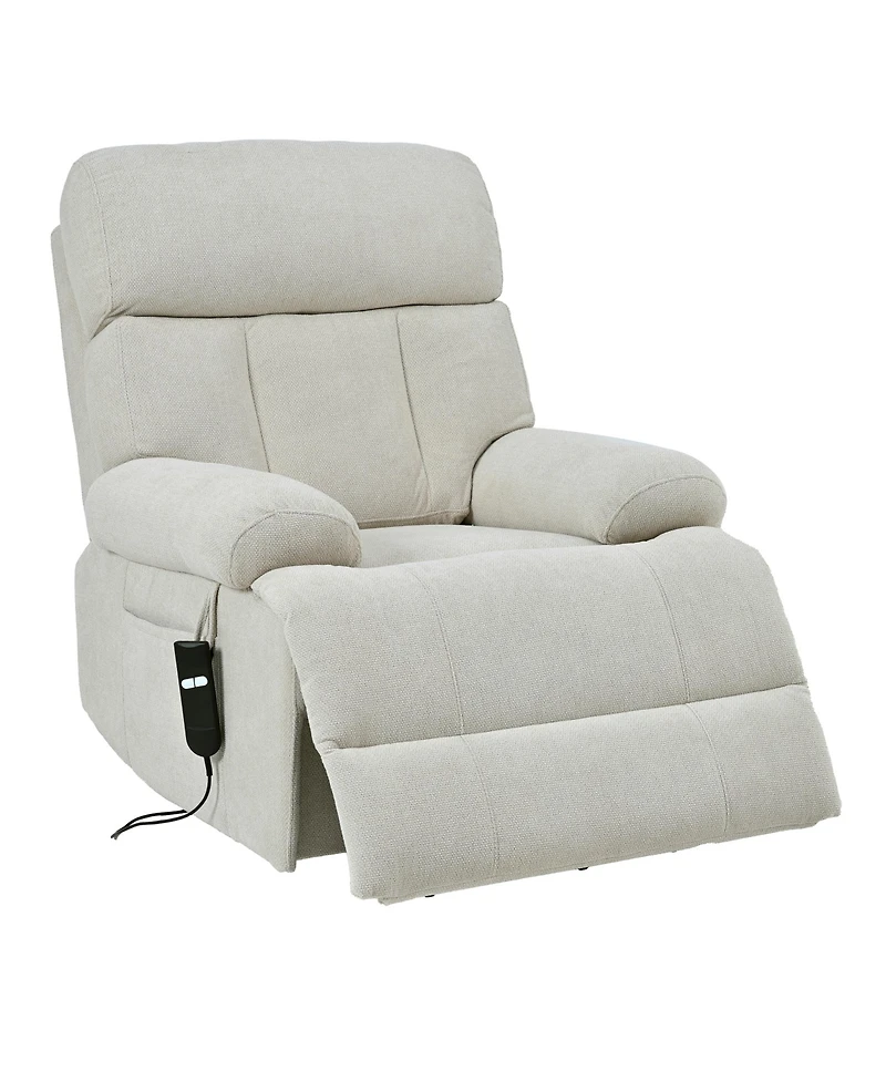 Streamdale Electric Oversized Recliner Chair for Seniors and Elderly (Light Gray)