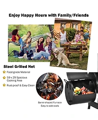Outdoor Bbq Grill Barbecue Pit Patio Cooker