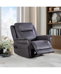 Streamdale Okra Motor Rocking and 240 Degree Swivel Single Sofa Seat recliner Chair Infinite Position