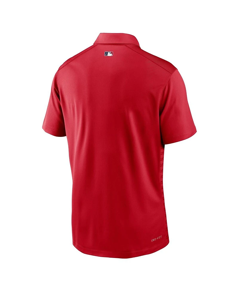 Nike Men's Red St. Louis Cardinals Authentic Collection City Connect Victory Performance Polo Shirt