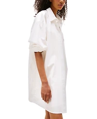 Tommy Jeans Women's Cotton Oversized Mini Shirt Dress