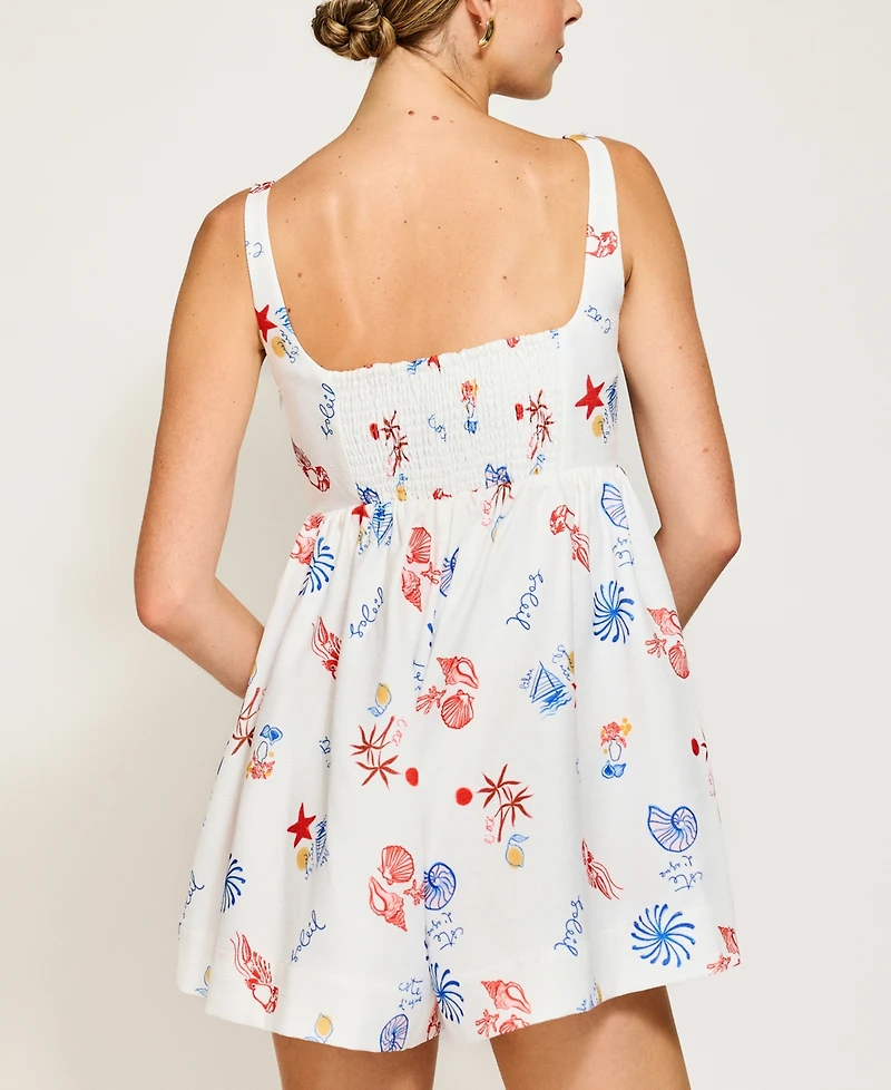 Line & Dot Women's Reeta Sweetheart-Neck Romper