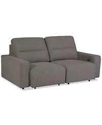 Frandlyn 2-Pc. Fabric Power Sliding Sofa, Exclusively at Macy's