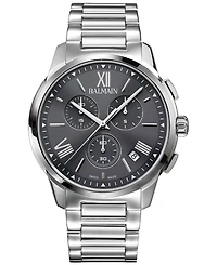 Balmain Men's Swiss Chronograph Madrigal Stainless Steel Bracelet Watch 42mm
