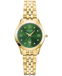 Balmain Women's Swiss Classic R Diamond Accent Gold Pvd Stainless Steel Bracelet Watch 30mm