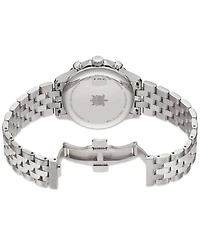 Certina Men's Swiss Chronograph Ds-8 Silver-Tone Titanium Bracelet Watch 41mm