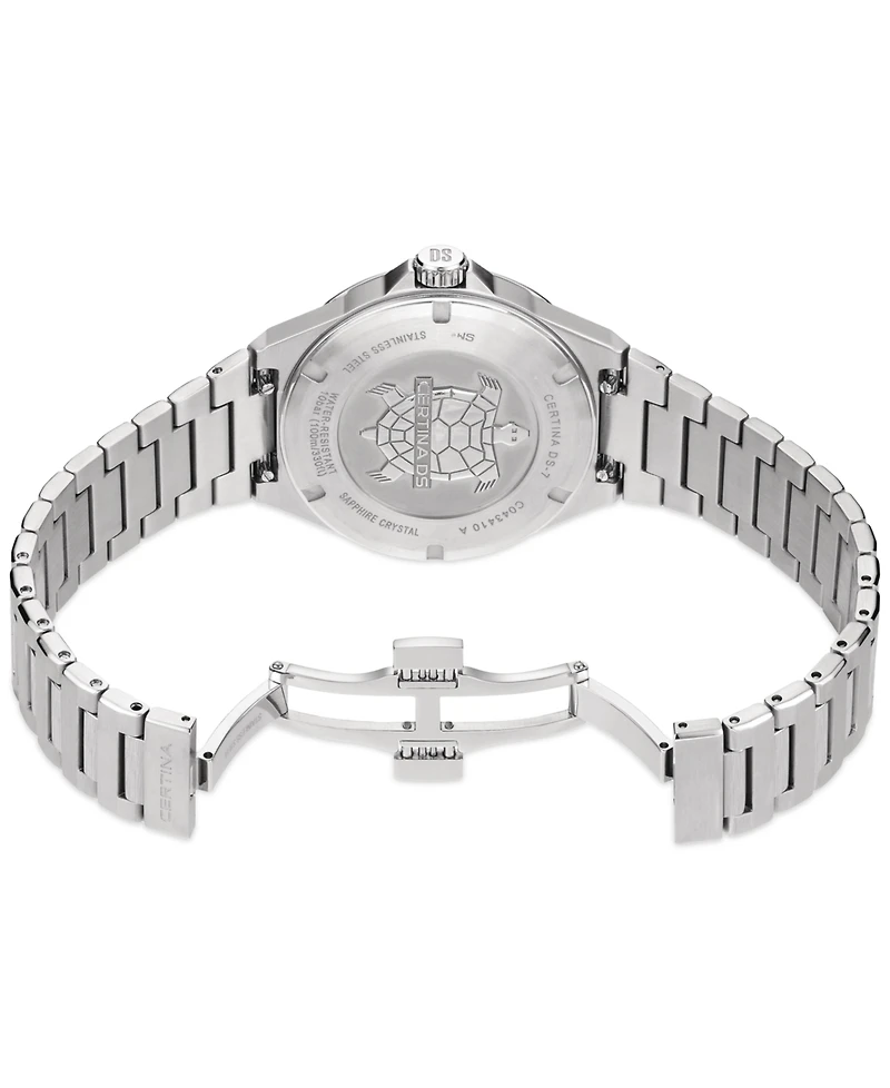 Certina Men's Swiss Ds-7 Stainless Steel Bracelet Watch 39mm