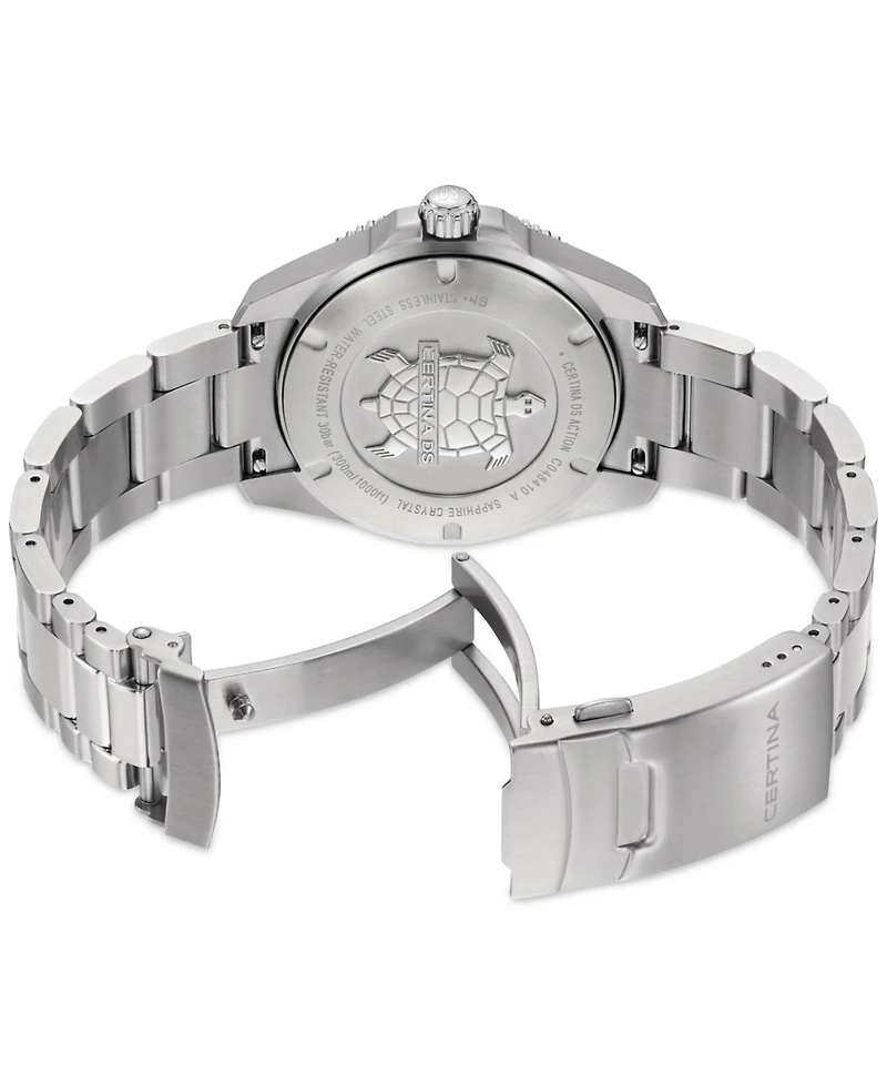 Certina Men's Swiss Ds Action Stainless Steel Bracelet Watch 40mm