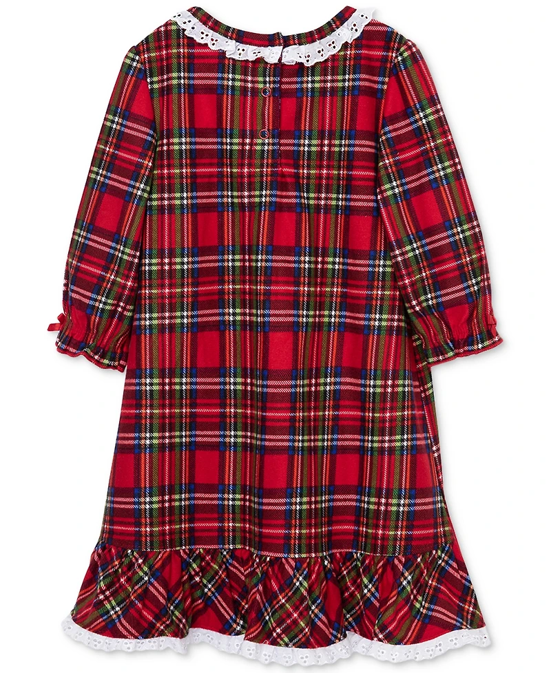 Little Me Toddler Girls Plaid Nightgown