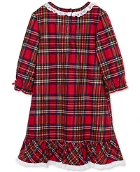 Little Me Toddler Girls Plaid Nightgown