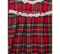Little Me Baby Girls Plaid Nightgown