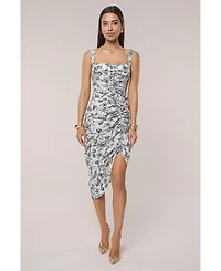 Jluxlabel Women's Florine Print Midi Dress