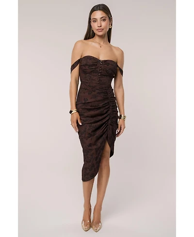 Jluxlabel Women's Florine Print Midi Dress