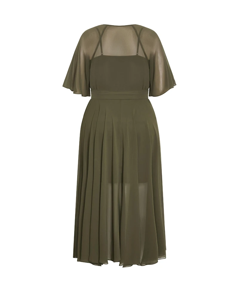 City Chic Plus Lovers Lane Dress