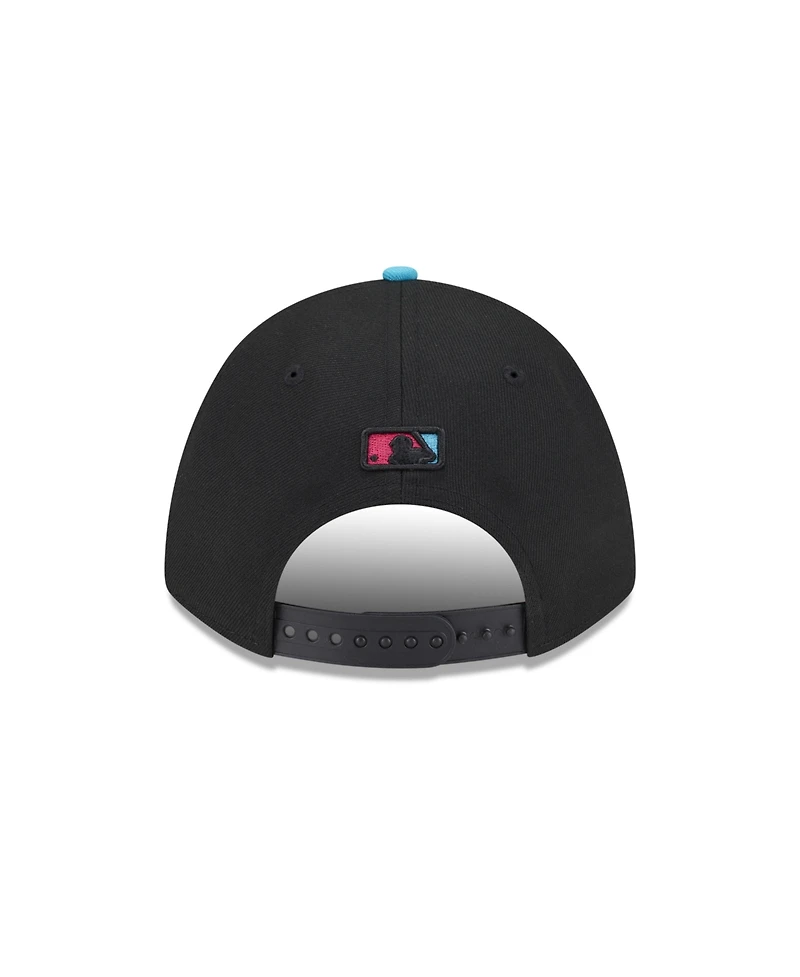 New Era Men's Black Miami Marlins 2025 City Connect 9FORTY M-Crown Adjustable Hat