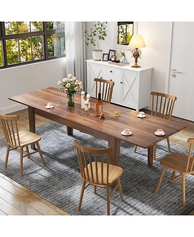 Streamdale Dining Table , 106.3 in Large Extendable Kitchen Table