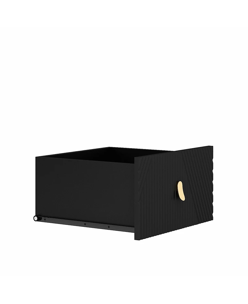 Streamdale Fluted Sideboard with Led Lights, 2 Doors and 3 Drawers