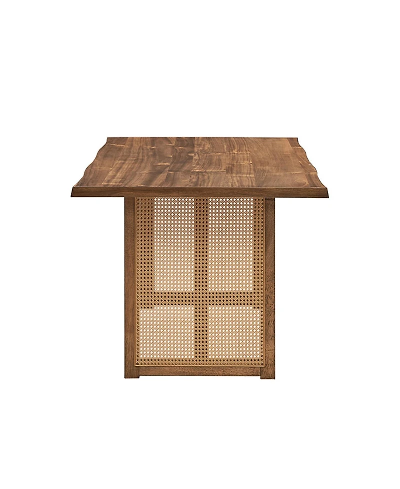 Streamdale 70.87" Rectangular Waves Dining Table (6-Person)