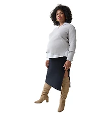 Ingrid + Isabel Maternity Two Piece Sweater Midi Skirt Set