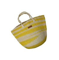 Warmth Handmade Sisal Beach Basket Tote Bag