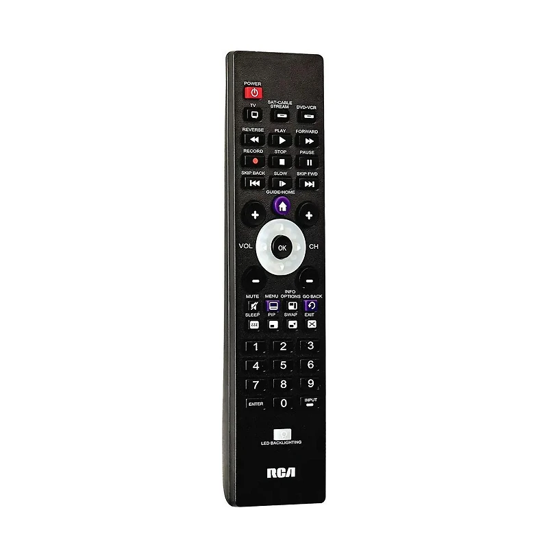 Rca 3-Device Backlit Universal Remote - Black