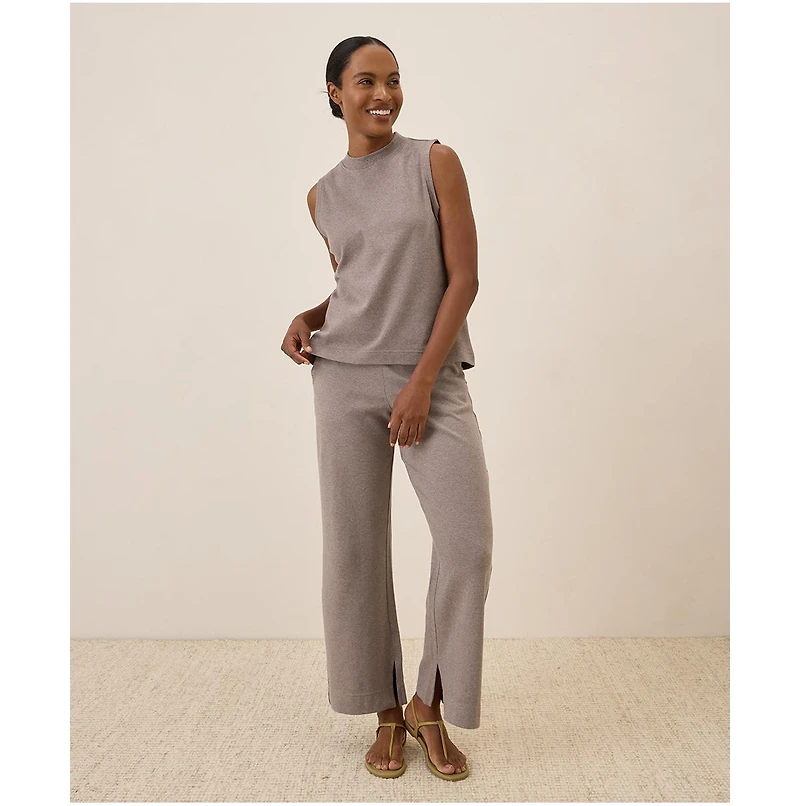 Pact Women's Organic Cotton Airplane Mock Neck Shell