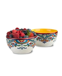 Euro Ceramica Zanzibar Dipping Bowls, Set of 4
