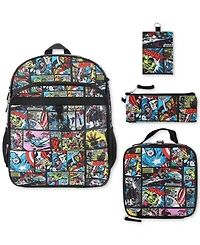 Avengers 4-Piece Backpack Set