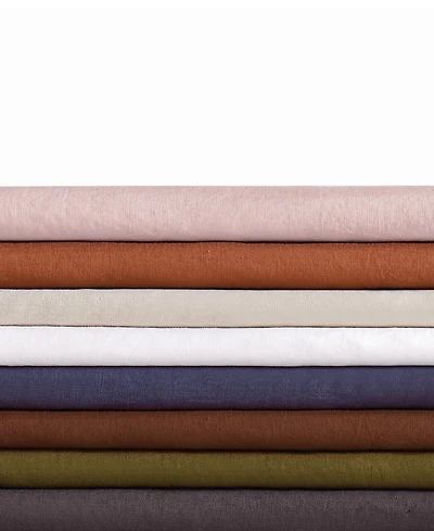 Brookyln Loom Flax Linen 3-Pc. Duvet Cover Set, King