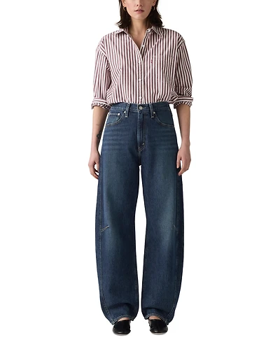 Levi's Women's Cinch High-Rise Barrel-Leg Jeans