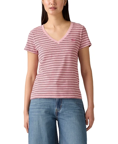 Levi's Women's Perfect Cotton V-Neck Short-Sleeve T-Shirt