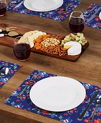 CounterArt Freedom Flowers Premier Fabric Placemats, Set of 4
