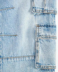 abercrombie kids Boys Baggy Denim Cargo Pants