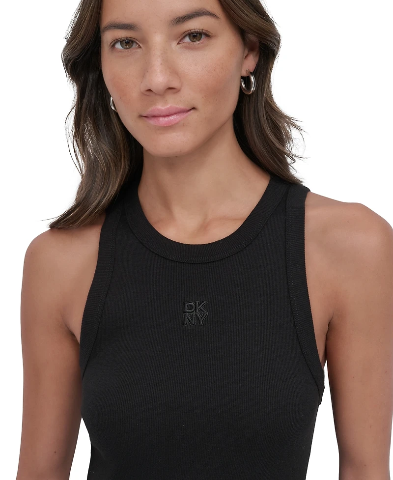 Dkny Jeans Women's Side-Slit Tank Midi Dress
