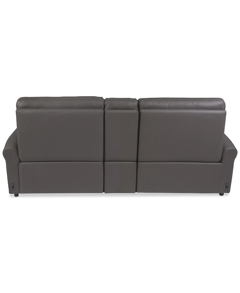 Thandler 3-Pc. Leather Sofa with 2 Power Recliners and 1 Storage Console, Exclusively at Macy's