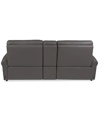 Thandler 3-Pc. Leather Sofa with 2 Power Recliners and 1 Storage Console, Exclusively at Macy's