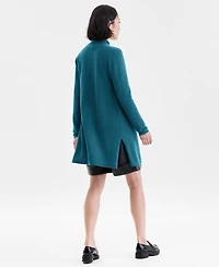 Charter Club Women's 100% Cashmere Split-Hem Long Cardigan, Macy's Exclusive