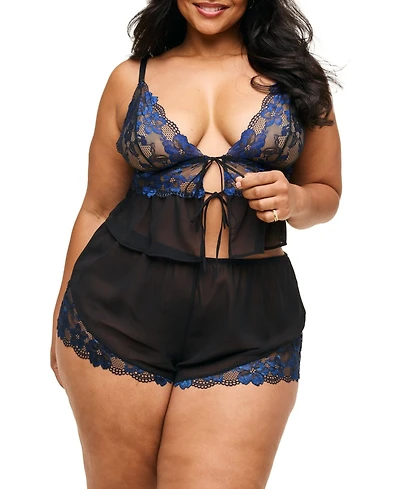Adore Me Plus Tammy Camisole & Shorts Set Lingerie