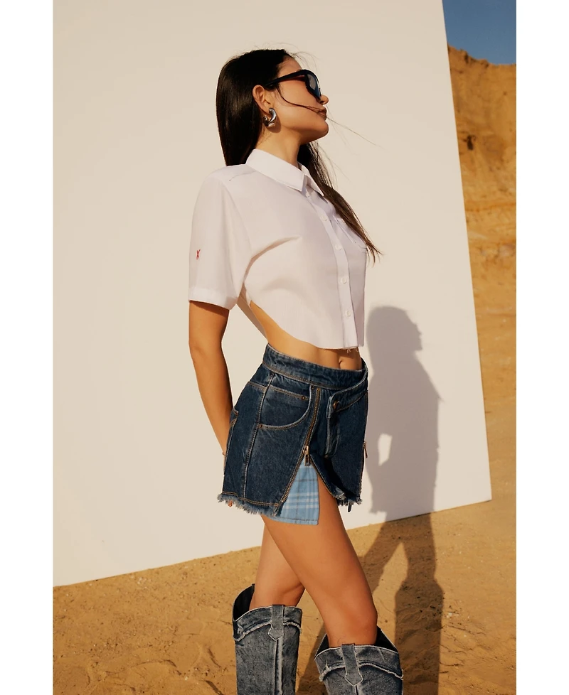 Pcfg Women's Free Heaven Short With Zip Details