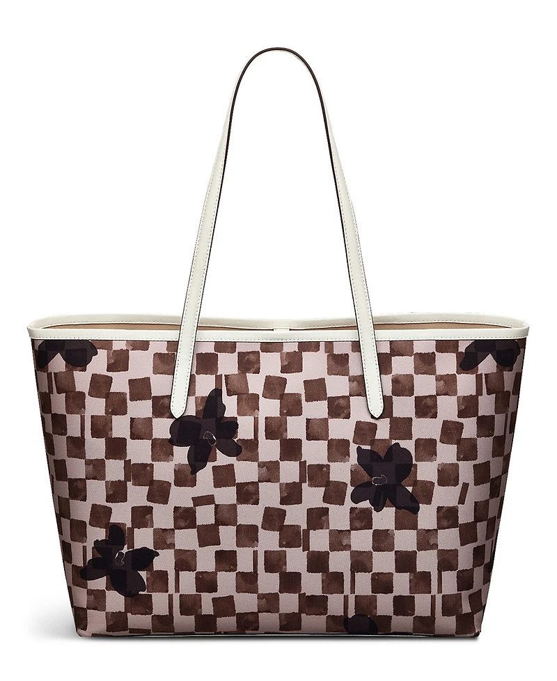 Radley London Southwell Gardens Check Large Open Top Tote Bag